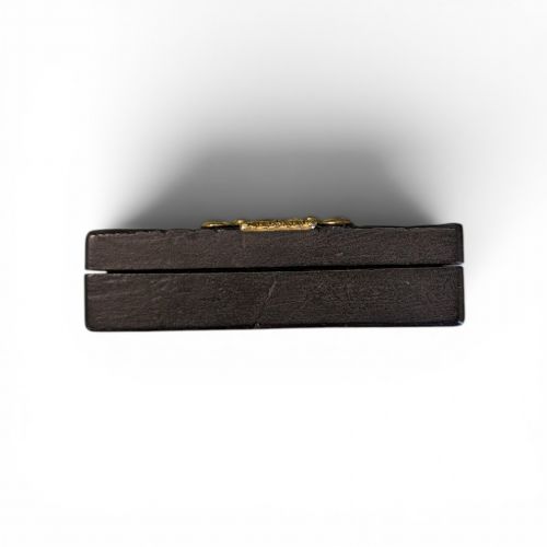RHINOCEROS HIDE SNUFF BOX 19C - ADDITIONAL PHOTO 3