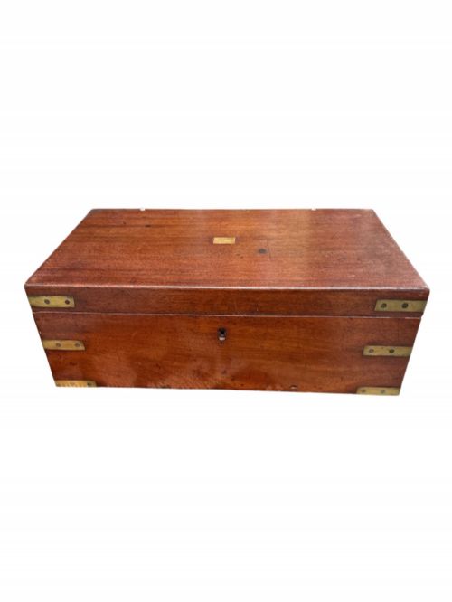 VICTORIAN WRITING BOX LAP DESK - ADDITIONAL PHOTO 2