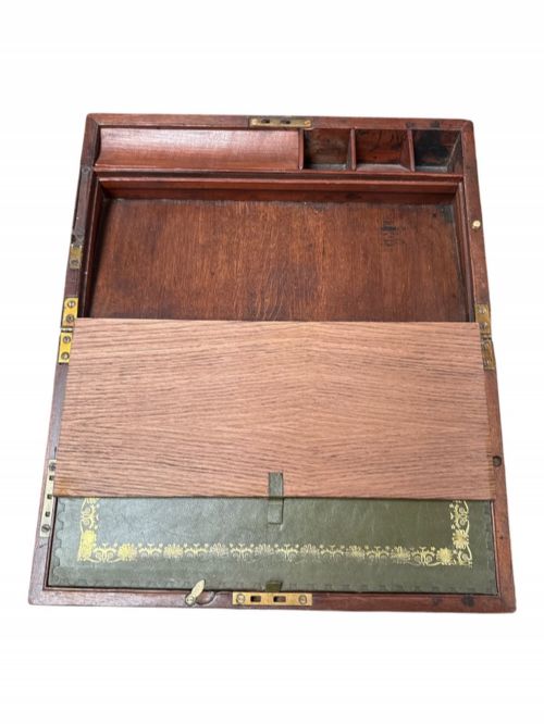 VICTORIAN WRITING BOX LAP DESK - ADDITIONAL PHOTO 4