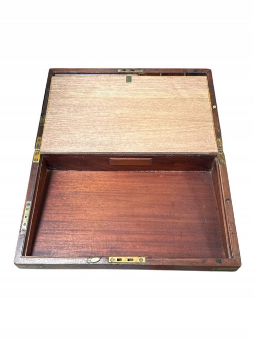 VICTORIAN WRITING BOX LAP DESK - ADDITIONAL PHOTO 5