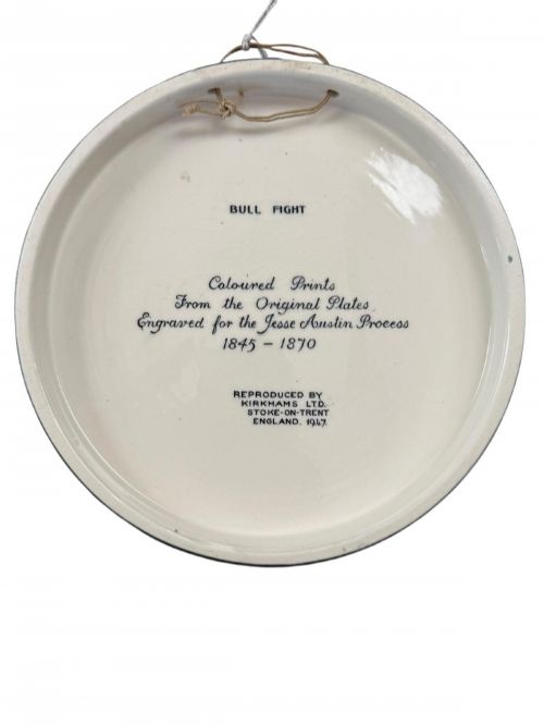 VINTAGE KIRKHAMS CERAMIC PLATE COLLECTABLE DECORATIVE TABLEWARE DISH CLASSIC - ADDITIONAL PHOTO 2