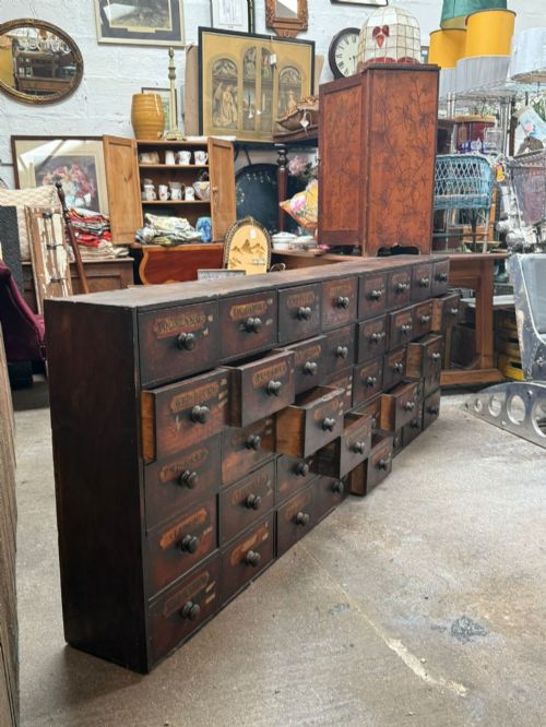 VICTORIAN APOTHECARY CABINET ANTIQUE CHEMIST MEDICINE DRAWERS CUPBOARD - ADDITIONAL PHOTO 6