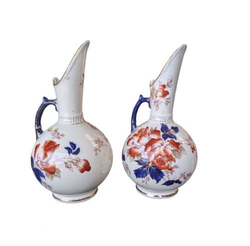 ANTIQUE JAPANESE AMARI PAIR OF PITCHERS - ADDITIONAL PHOTO 9