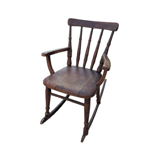 ANTIQUE SWEDISH CHILDS ROCKING CHAIR