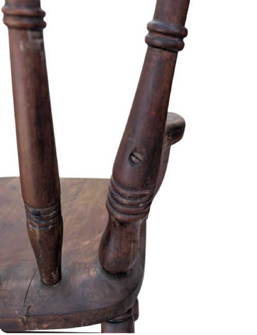 ANTIQUE SWEDISH CHILDS ROCKING CHAIR - ADDITIONAL PHOTO 8