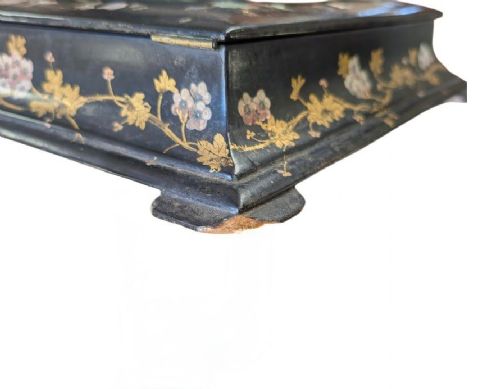 18501870 PAPIERMCH WRITING BOX STATIONERY CABINET - ADDITIONAL PHOTO 10