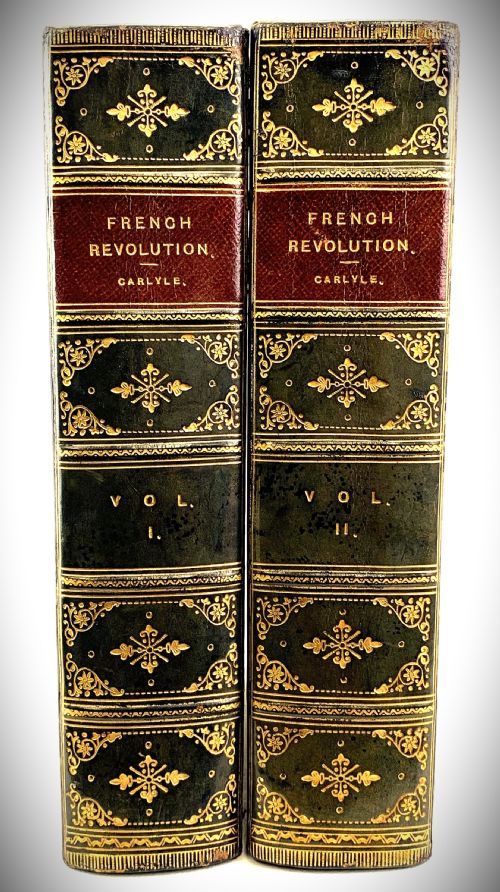 The French Revolution by Thomas Carlyle 1910 (2 Book Set)