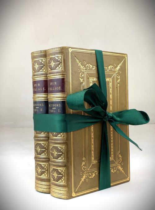 Our Village by Miss Mary Russell Mitford Dated 1848 (2 Book Set)