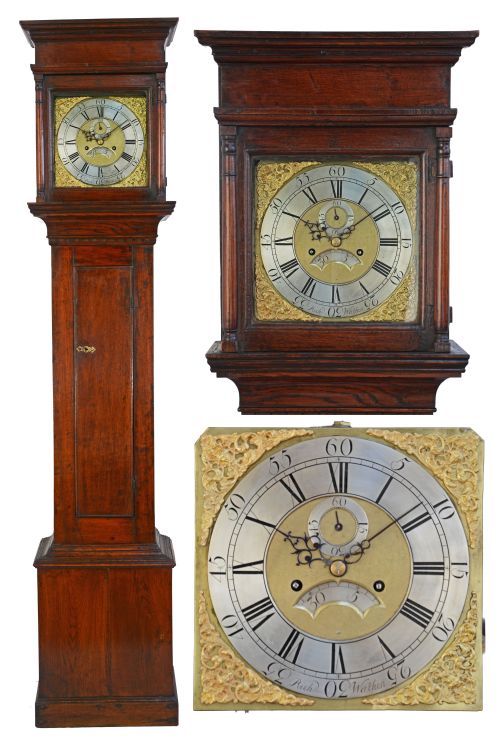 antique 8 day long case clock by richard watkin brecon circa 1760 - CATEGORY: ANTIQUE CLOCKS - DATED 1750