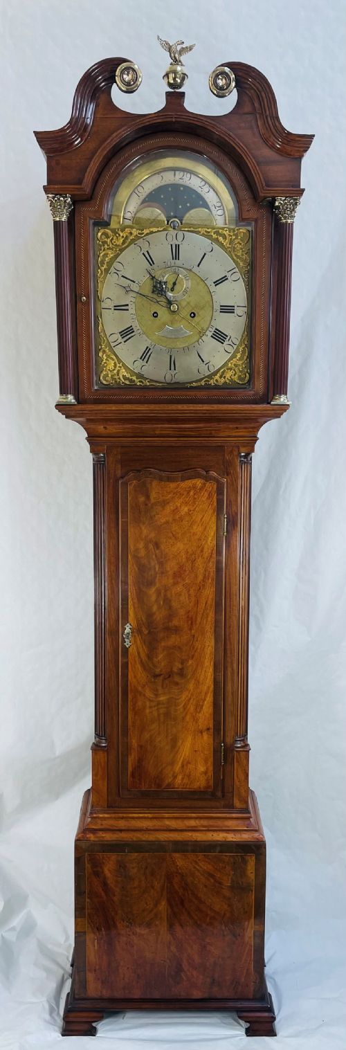 long case clock - CATEGORY: ANTIQUE CLOCKS - DATED GEORGIAN