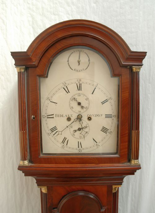 fig 1. Long case mahogany clock