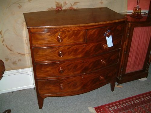 William 1vth Bow Front Chest of Drawers