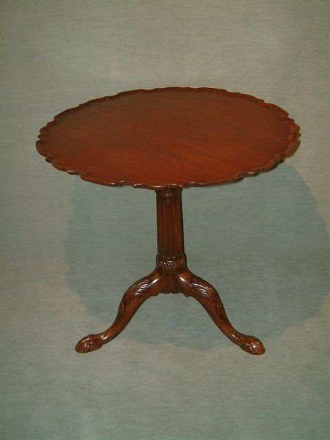 Mahogany Georgian Bird Cage Supper Table