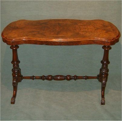 Burr Walnut Victorian Centre Table