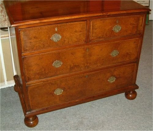 Superb Queen Anne Period Walnut Chest of Drawers