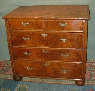 17th Century Walnut & Oak Chest