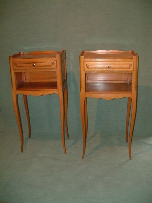 Pair of Cherrywood Bedside Tables 1920’S