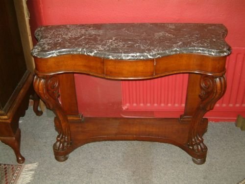 Victorian Mahogany Console Table
