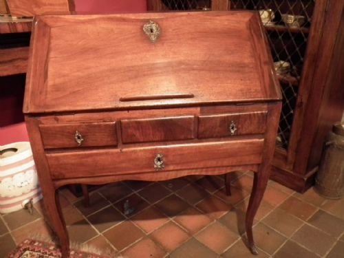 French Provincial Fruitwood Bureau De Dame C.1800