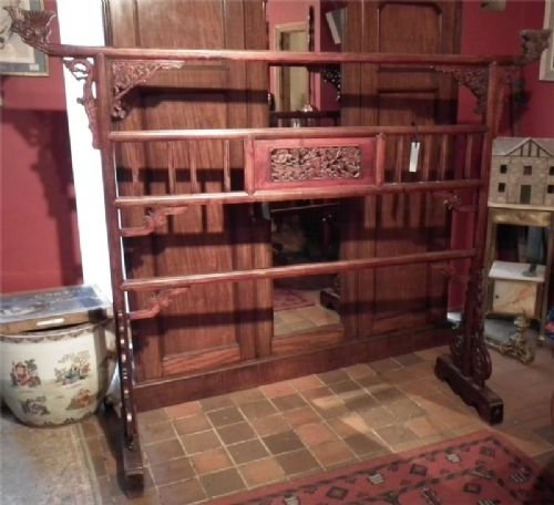 19th Century Hardwood Oriental Kimono Stand