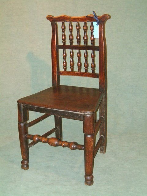 18th Century Country Chair Made from Various Woods