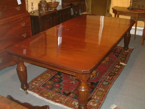 Victorian Wind Out Mahogany Dining Table