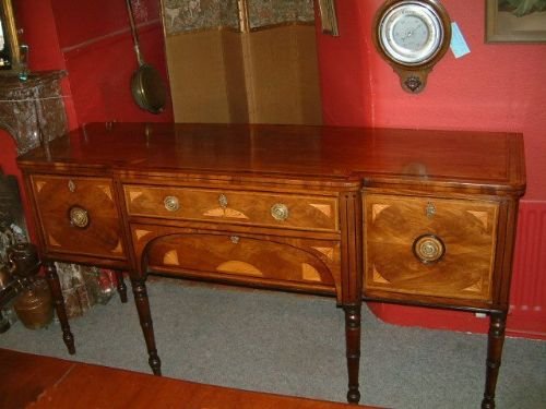Superb George 3rd Inlaid Mahogany Sideboard