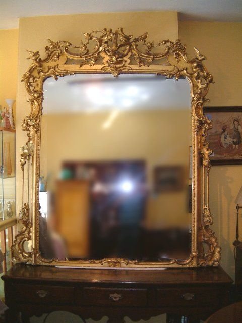 Fantastic Victorian Chippendale Rococo Gilt Mirror