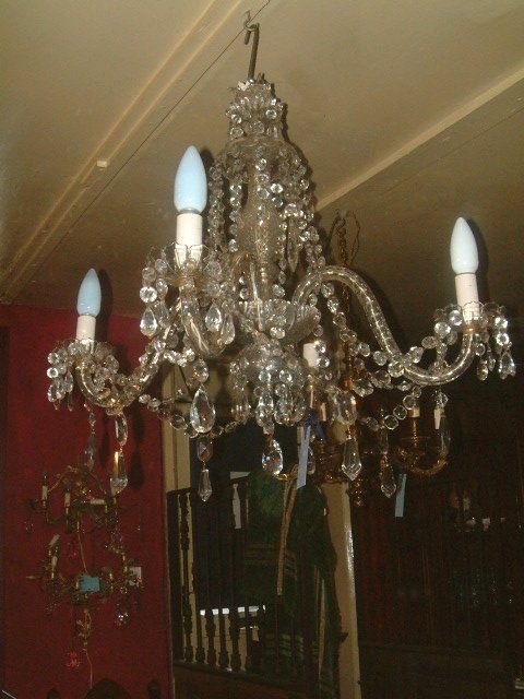Lead Crystal Chandelier 1930’S
