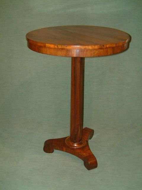 William 1vth Rosewood Pedestal Occasional Table