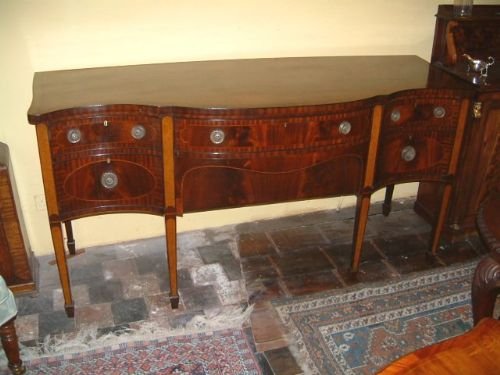 Victorian Mahogany & Inlaid Heppelwhite  Style Sideboard