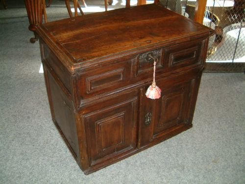 Beautiful Early 18th Century  Walnut Spice Cabinet