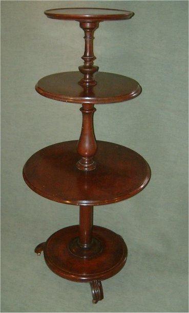 Mid Victorian Mahogany Dumb Waiter
