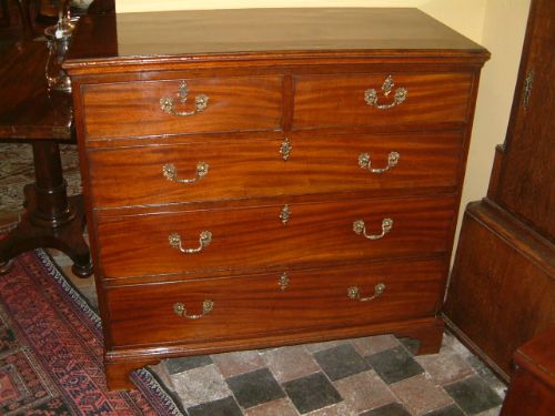George 3rd Mahogany & Crossbanded Chest of Drawers
