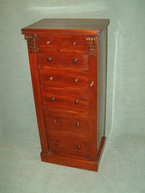 Victorian Mahogany Wellington Chest