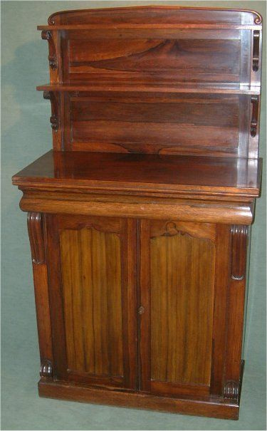 Regency Rosewood Chiffonier Side Cabinet
