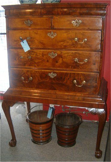 Early18th Century Burr Walnut Chest on Stand