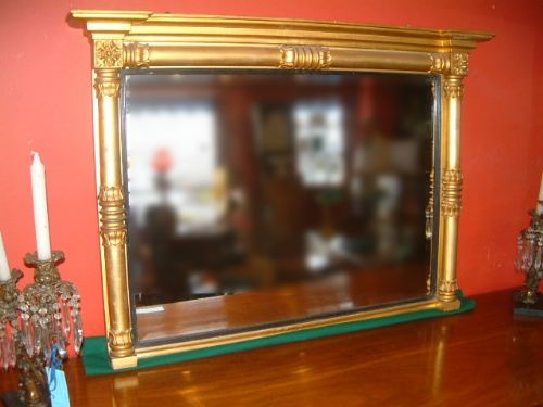 William 1vth Giltwood Overmantle Mirror.