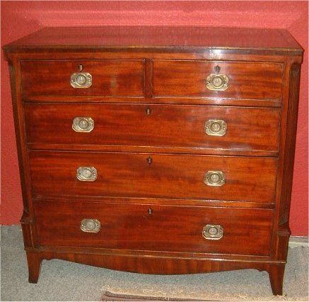 Regency Period Mahogany & Crossbanded Chest of Drawers C.1820