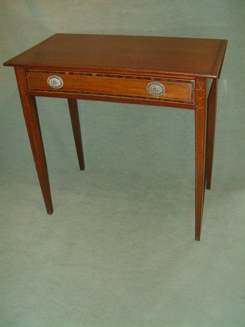 Early 19th Century Mahogany & Inlaid Side Table