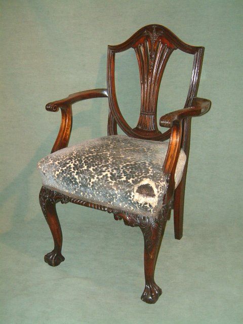 Set of 6 (4+2) 19th Century Mahogany Dining Chairs