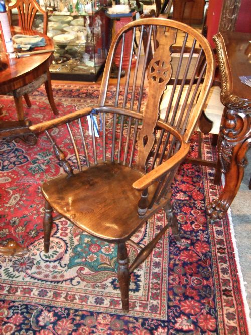 19th C Elm & Ash Windsor Chair