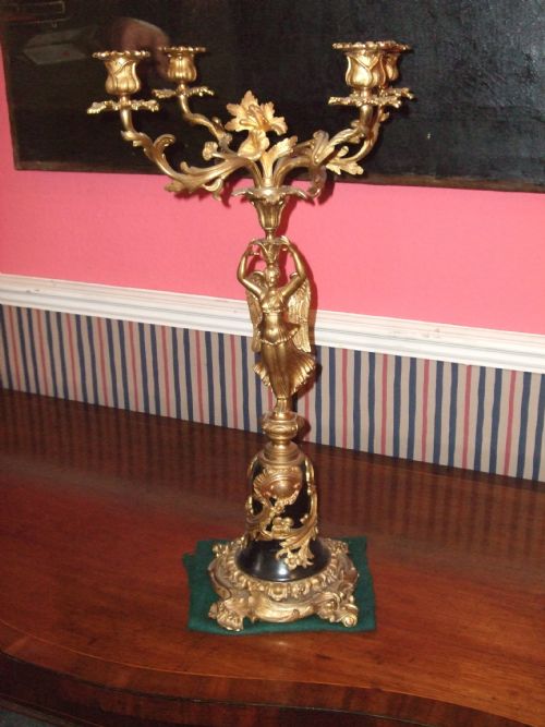 19thc Ormolu Candelabra