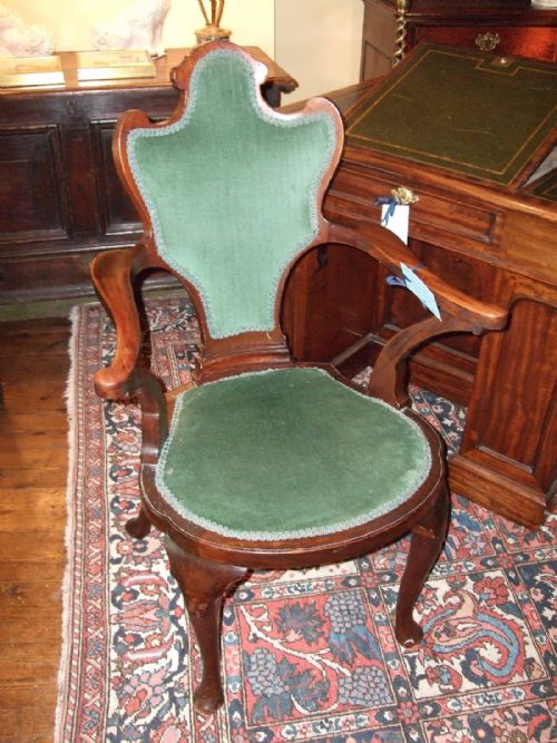 Edwardian Mahogany Desk Chair
