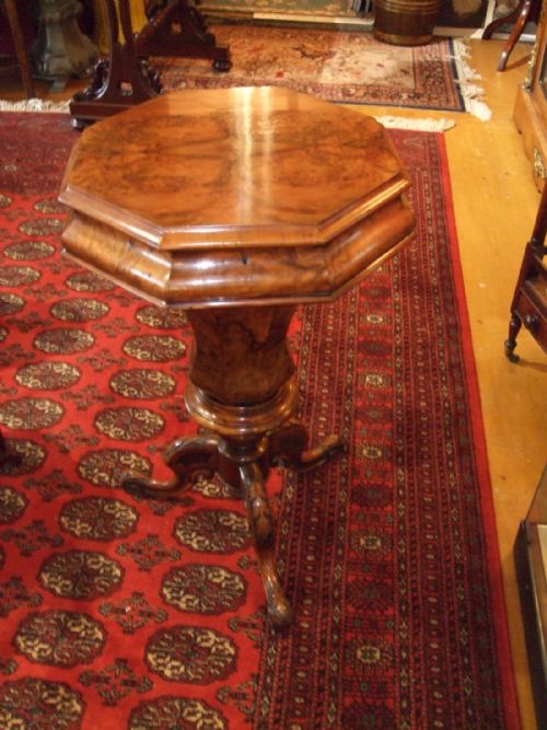 Victorian Walnut Work Table
