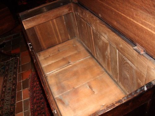 18THC OAK MULE CHEST COFFER - ADDITIONAL PHOTO 2