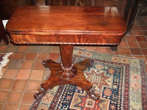 George 3rd Mahogany Tea Table