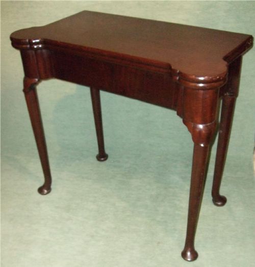 18TH C CUBAN MAHOGANY CARD TABLE WITH COUNTER WELLS - ADDITIONAL PHOTO 2