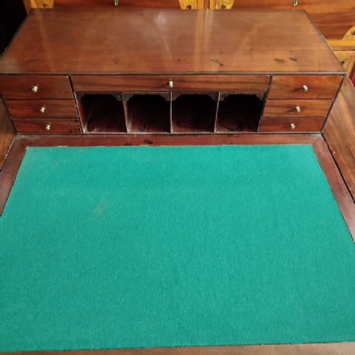 FINE QUALITY METAMORPHIC MAHOGANY INLAID WRITING TABLE 18THC - ADDITIONAL PHOTO 6