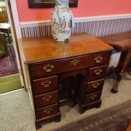 George 11 Mahogany Kneehole Secretaire Desk C.1720